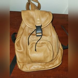 Genuine leather backpack